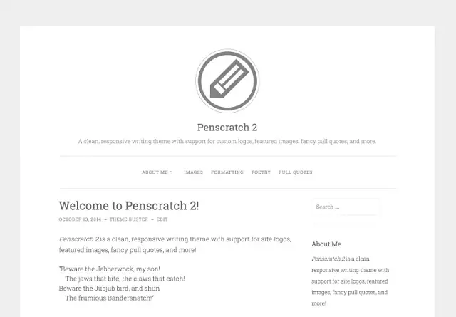 Penscratch 2 Free blog theme from WordPress.com