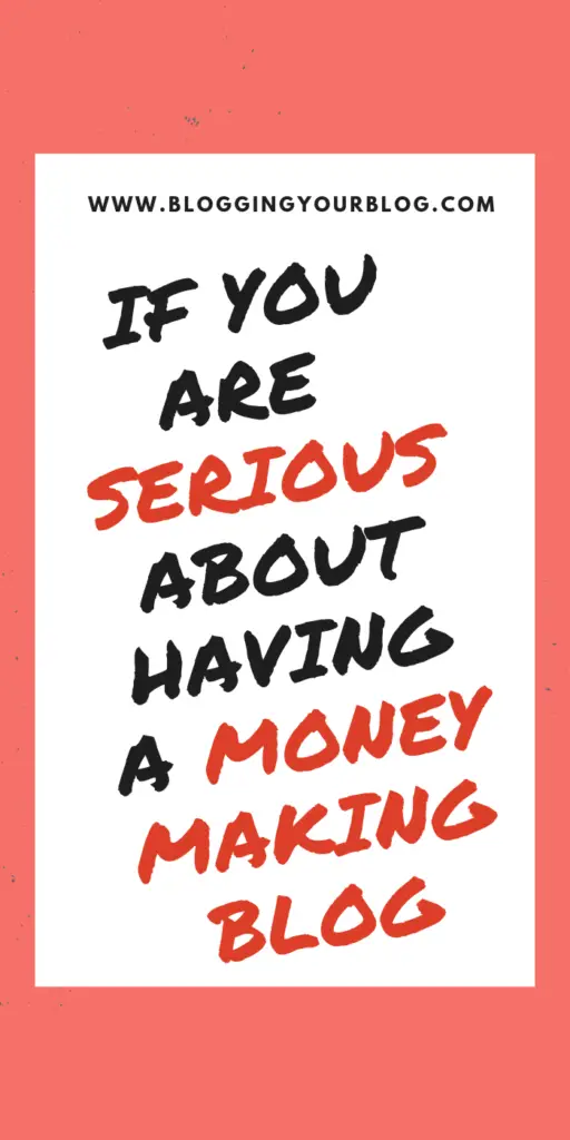 What you can do if you are serious about having a money making blog