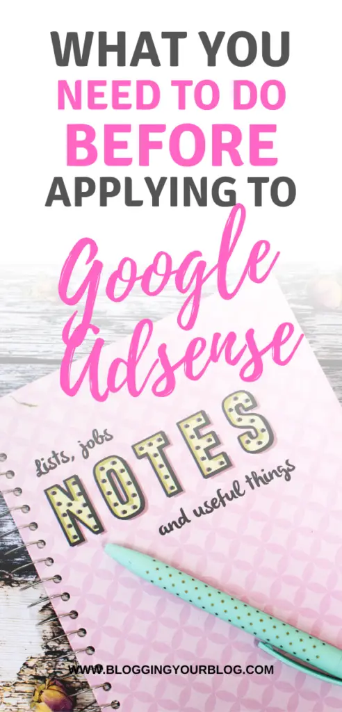 What You Need to do Before Applying to Google Adsense
